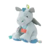 Mary Meyer Taggies Drax Dragon 30cm Soft Plush Stuffed Animal Toy Kids 0+ Blue