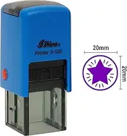 Star Round Self Inking Rubber Stamp Custom Shiny 20 mm Mini Stamps Personalized Teachers Stamps