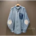 BEAMS SSZ USED DENIM SHIRTS 水洗 長袖襯衫 外套