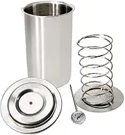Stainless Steel Ham Sandwich Meat Press Maker for Making Healthy Homemade Deli Meat Come with Thermometer - Kitchen Bacon Meat Pressure Cookers Boiler Pot Pan Stove