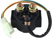 QASULER Motorcycle Starter Relay Solenoid, for Polaris, Sawtooth 200 Quad ATV Ranger RZR170 UTV Phoenix, for Yamaha, Raptor YFM90 RZR 170 Motorcycle Engine Start Relay