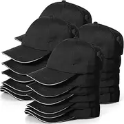 [Shyyween] Pcs Kids Baseball Caps Adjustable Plain Baseball Hats Cotton Blank Hats Bulk for Girls Boys Sport Team