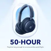 Anker Soundcore Space Q45 Noise Cancelling Wireless Headphones (Blue)
