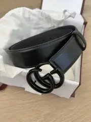Gucci GG Leather Belt New Never Worn