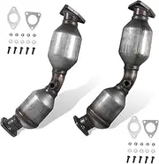 EVERESTWAY 2Pcs Front Manifold Catalytic Converter 16198 16197 Compatible for Infiniti FX35 G35 M35 3.5L RWD 2003-2008 / Compatible for Nissan 350Z 3.5L 2003-2007 Direct Replacement