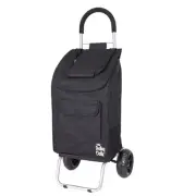 dbest products 1517 Trolley Dolly Black Foldable Shopping cart for Groceries