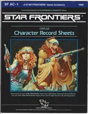 TSR 7800 SF AC-1 Star Frontiers OFFICIAL CHARACTER RECORD SHEETS (1984) NEW