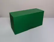 Bulk GREEN 550 Card Deck Storage Box 2 Piece Unsleeved Pokemon MTG TCG 3d Print