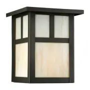 Forte Lighting 1069-01-14 Signature Outdoor Wall Light Royal Bronze