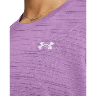 【UNDER ARMOUR】UA 女 Tech Tiger 短袖T-Shirt_1384222-560(王牌紫)
