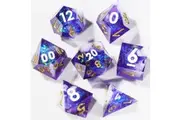 Dudley's Gallery - Mystra's Weave Sharp Edge Resin Dice Set