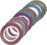 ELAYARD 14 Rolls Nail Sticker Funky Tape Striping Flashing Dispenser DIY Fingernail Metallic Adhesive Strips Foil Stickers Nails Nail Decals Nail Decoration Nail Art Line