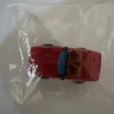 Vtg Micro Machines 80's Corvette Convertible Red Tan 1994 W/ TM GM Corp Sealed