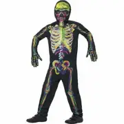 Smiffys 45124L Glow in The Dark Skeleton Costume Large