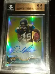 Denard Robinson 16/150 1/1 2013 Topps Chrome Rookie Autographs Refractor BGS 9.5