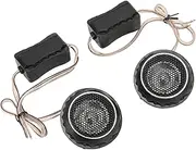 2 Pcs Mini Car Tweeter, 140W Premium Mini Dome Tweeter Speakers, Sticker Mini Car Speakers, Clear Audio Details Metal Car Speaker for Car Audio System