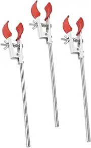 GANAZONO 3Pcs Laboratory Flask Clips Versatile Bottom Fixed Clamp for Beakers Test Tubes and Flasks for Scientific Research and Teaching Experiments