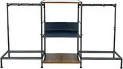 JunZheHub Multiple Guitar Rack, Guitar Stand, Guitar Display Rack, with 3 -level Storage Shelf for Electric Bass Acoustic Guitars