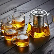 350/550/750/950ml Stovetop Glass Teapot Strainer Filter Infuser CoffeeTea Office