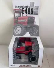 ERTL International 5488 w/ Duals, 100 Years Farm Tractor, Red, 1/16, NIB