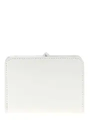 [Marc Jacobs] Marc Jacobs-The Utility Snapshot Mini Compact Portafogli Bianco-Donna OS