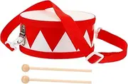 Sosoport 1Set Decorative Snare Drum for Double Sided Portable Drum with Strap Lightweight Percussion Instrument for Enhancing Music Interest