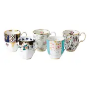 Royal Albert 100 Years Set Of 5 Mugs 1900-1940