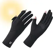 [Generic] sun protection gloves for women ice silk gloves summer gloves women ice silk sun protection gloves for women summer sun protection gloves touch screen cycling