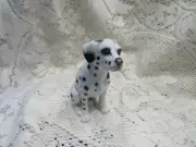 , Herend Porcelain Dalmation Dog. Natural Color