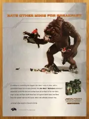 2005 Star Wars Miniatures Universe Print Ad/Poster Rancor Figure Game Promo Art
