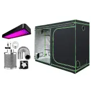 Green Fingers Grow Tent Light Kit 280x140x200CM 2000W LED 6" Vent Fan,Green Fingers Grow Tent Light Kit LED 2000W Full Spectrum 6" Vent 280x140x200CM