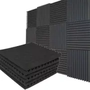 10" x 10" x 1" Acoustic Foam Panel Wedge Studio Soundproofing Wall Tiles