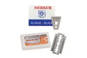 10pc Merkur Men SS Double Edge Razor Blades & 10pc Moustache Shaver Corn Cutter