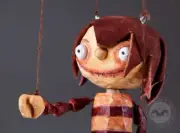 Dino Czech Marionette puppet - wooden artwork