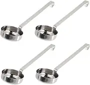 KITANDOVE Pizza Sauce Spoon Ladle Measuring Spoon Set Soup Ladle Stainless Steel Kitchen Utensil for Cooking Serving