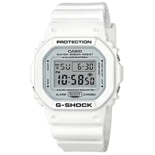 【CASIO 卡西歐】G-SHOCK 復刻 運動手錶_白色_DW-5600MW-7_42.8mm