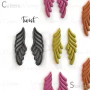 TWIST Polymer Clay Cutter | Geometric Shape Cutter | Unique clay cutter |