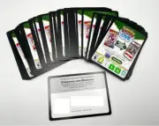 Pokémon TCG BULK lot 50 Online CODE Cards unused ALL MIXED
