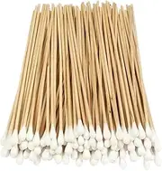 Cotton Swab 100 Pcs Wood Handle Cotton Tip Swab Cotton Buds Cotton Tipped Applicator Polishing for Cleaning, Jewelry Makeup,