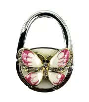 Clasp Butterfly Design Desk Hooks Bag Holder Purse Hook Handbag Hanger Folding
