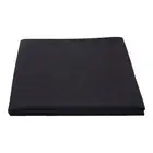 Black Trestle Table Cloth 137x274cm Fabric Linen-Look Function Event Restaurant