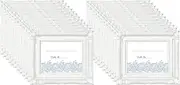 MCS Wedding Photo Frame/Placecard Holder, White, 24-Pack