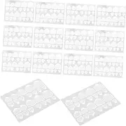 PLAFOPE 20pcs Double-Sided Gel Nails Adhesive Tabs Stickers for Big Toe Invisible Nail Glue Tabs for Artificial Nails Medium Length
