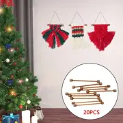 Wall Hanging Rod Set 20 Pcs Tapestry Hanging Pole for Macrame Weaving Scroll