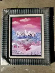 Sumer painting 11"x14"in OilOn Canvas Panel original by juan carlos gonzalez.