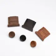 For Nikon ZF Camera Wooden Shutter Button and Hot Shoe Cover Cap Kit