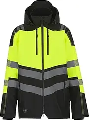 [Regatta Professional] Mens High-Vis Waterproof Jacket (UK Size: XXL) (Black/Yellow)