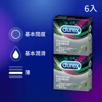 在飛比找蝦皮商城優惠-Durex 杜蕾斯飆風碼衛生套6入