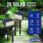 LED Solar Spot Light Pathway Light Outdoor Garden Yard Lawn Fence Landscape Lamp