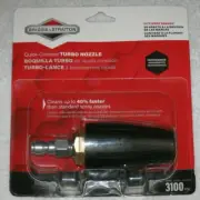 BRIGGS & STRATTON QUICK CONNECT PRESSURE WASHER TURBO NOZZLE 6195 OLIVER MM